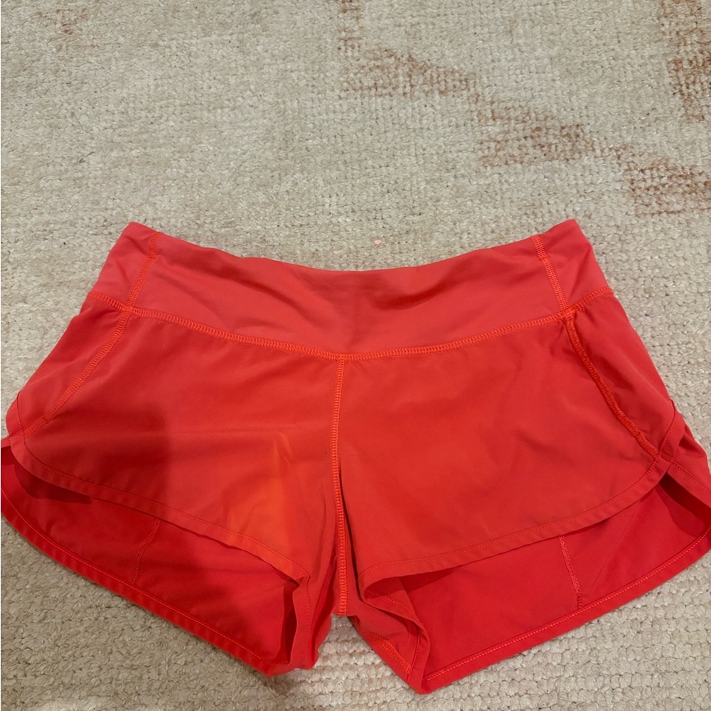 Women's Red Athletic Shorts